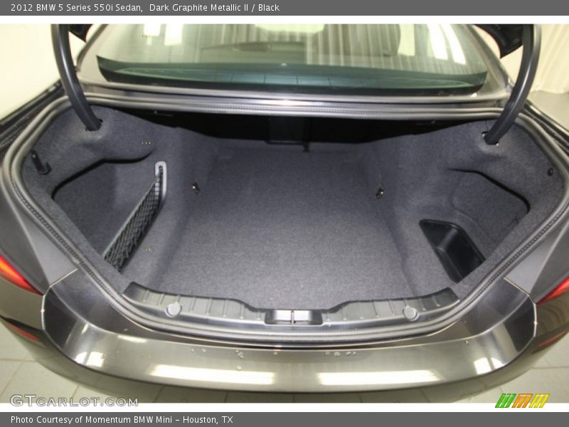 Dark Graphite Metallic II / Black 2012 BMW 5 Series 550i Sedan