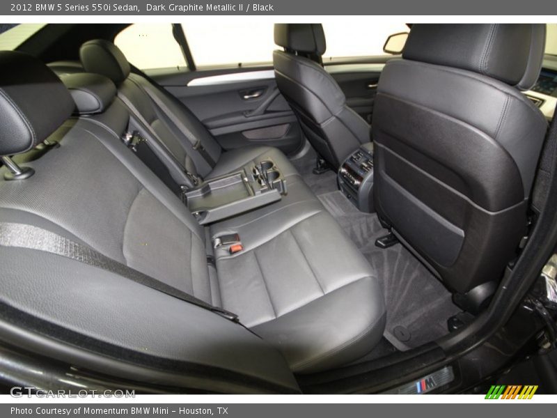 Dark Graphite Metallic II / Black 2012 BMW 5 Series 550i Sedan