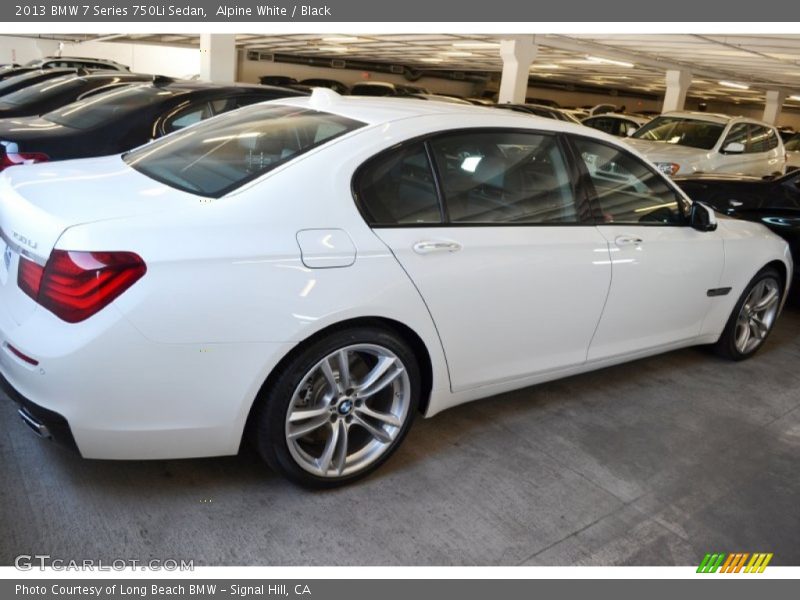 Alpine White / Black 2013 BMW 7 Series 750Li Sedan