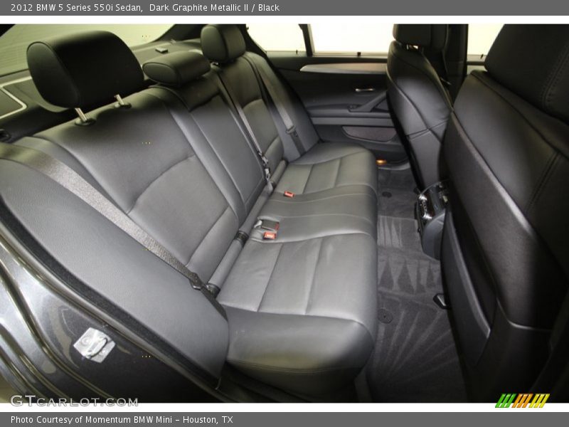 Dark Graphite Metallic II / Black 2012 BMW 5 Series 550i Sedan