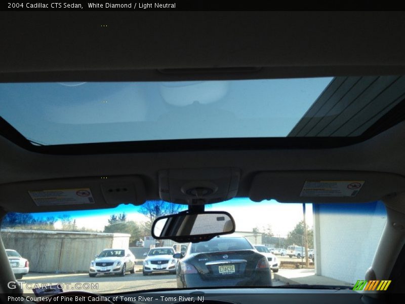 White Diamond / Light Neutral 2004 Cadillac CTS Sedan