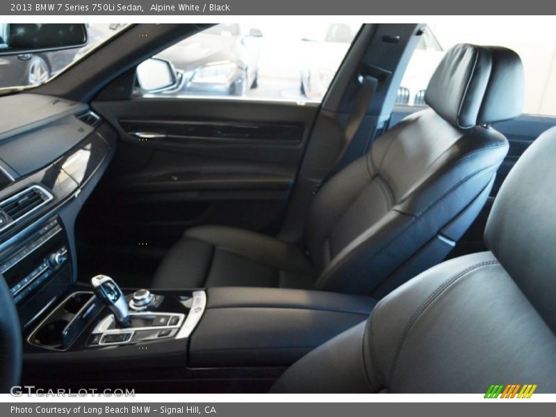 Alpine White / Black 2013 BMW 7 Series 750Li Sedan