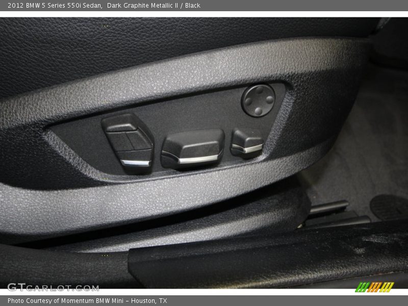 Dark Graphite Metallic II / Black 2012 BMW 5 Series 550i Sedan