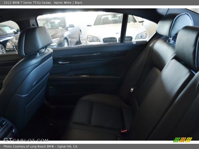 Alpine White / Black 2013 BMW 7 Series 750Li Sedan
