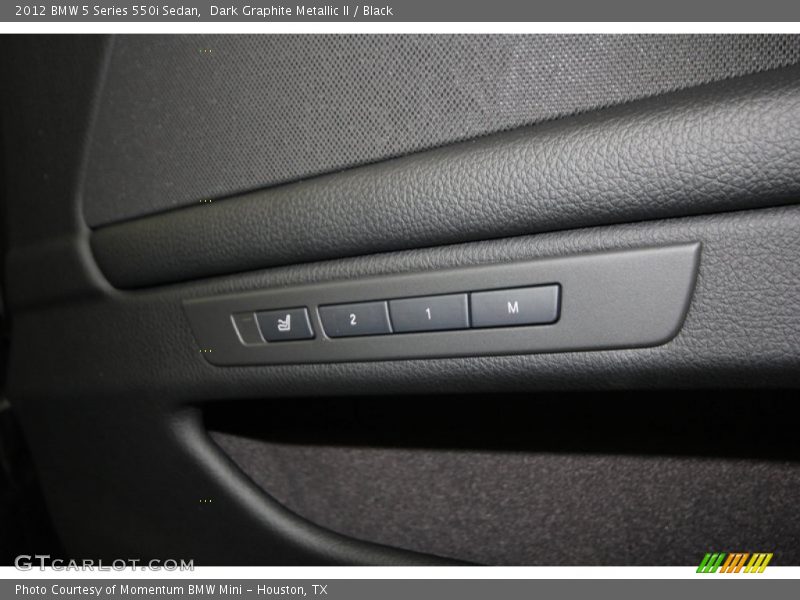 Dark Graphite Metallic II / Black 2012 BMW 5 Series 550i Sedan