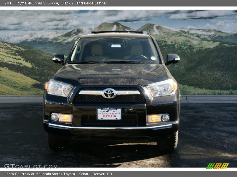 Black / Sand Beige Leather 2013 Toyota 4Runner SR5 4x4