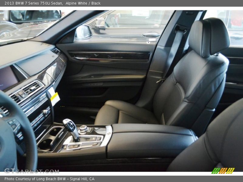 Alpine White / Black 2013 BMW 7 Series 750Li Sedan