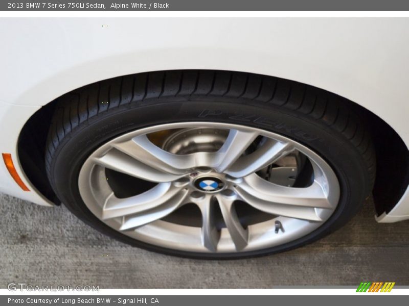 Alpine White / Black 2013 BMW 7 Series 750Li Sedan