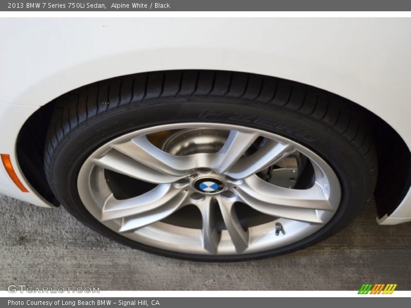 Alpine White / Black 2013 BMW 7 Series 750Li Sedan