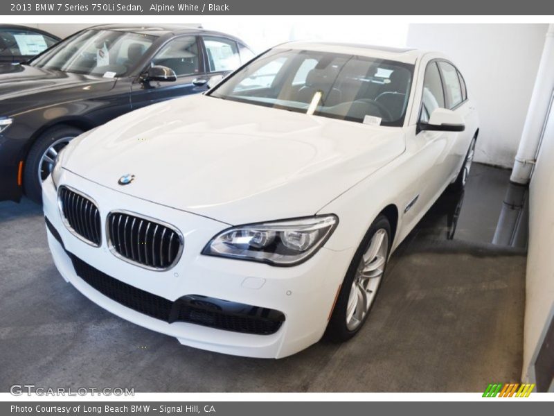 Alpine White / Black 2013 BMW 7 Series 750Li Sedan
