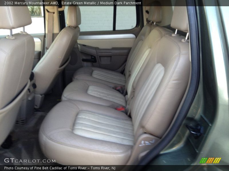 Estate Green Metallic / Medium Dark Parchment 2002 Mercury Mountaineer AWD