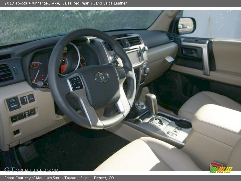Salsa Red Pearl / Sand Beige Leather 2013 Toyota 4Runner SR5 4x4