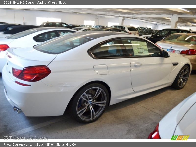 Alpine White / Black 2013 BMW M6 Coupe