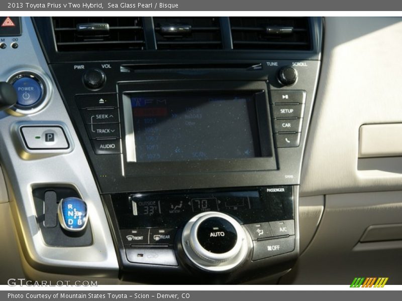 Sea Glass Pearl / Bisque 2013 Toyota Prius v Two Hybrid