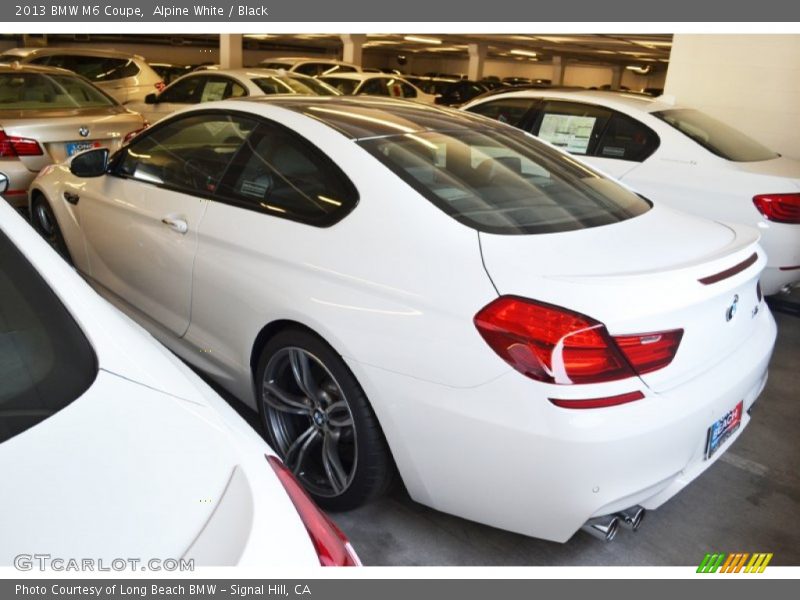 Alpine White / Black 2013 BMW M6 Coupe