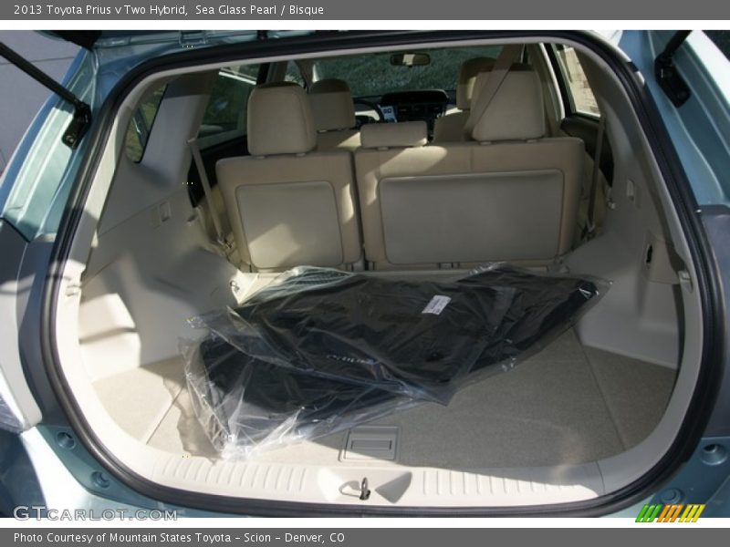 Sea Glass Pearl / Bisque 2013 Toyota Prius v Two Hybrid