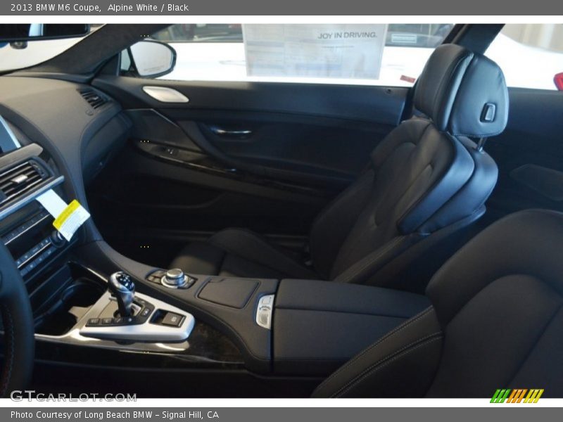 Alpine White / Black 2013 BMW M6 Coupe