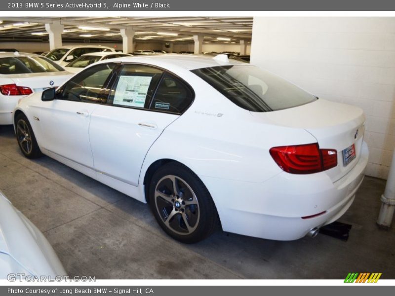 Alpine White / Black 2013 BMW 5 Series ActiveHybrid 5