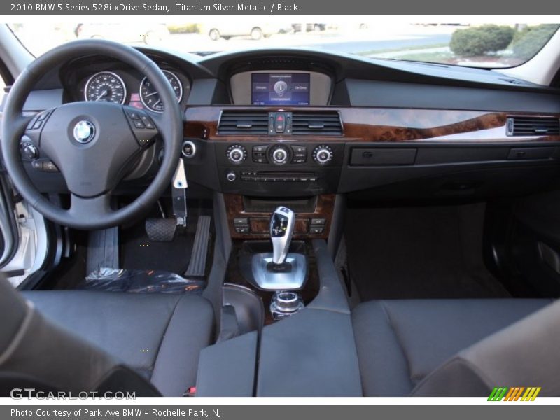 Titanium Silver Metallic / Black 2010 BMW 5 Series 528i xDrive Sedan