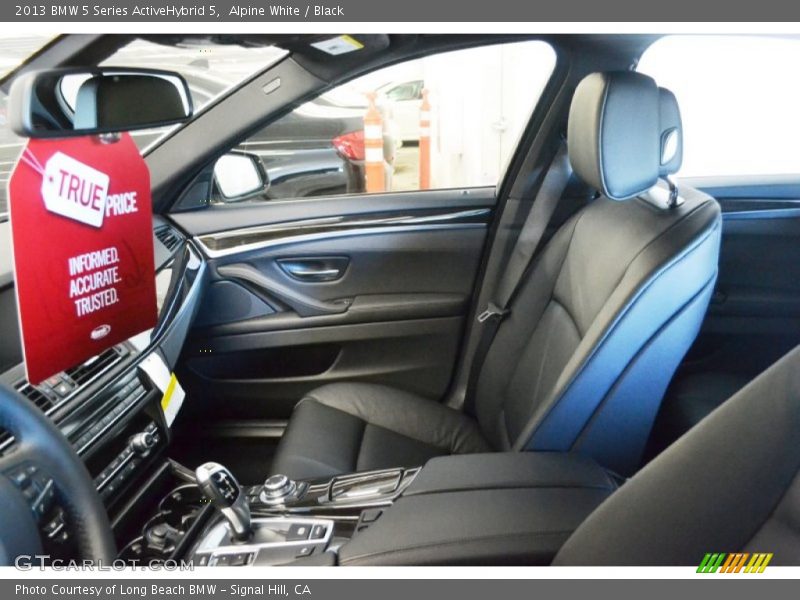Alpine White / Black 2013 BMW 5 Series ActiveHybrid 5