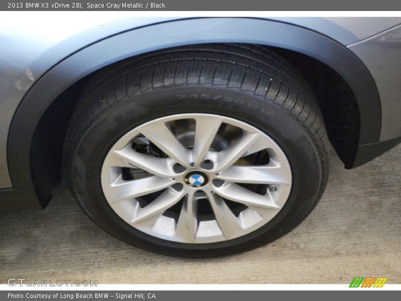 Space Gray Metallic / Black 2013 BMW X3 xDrive 28i