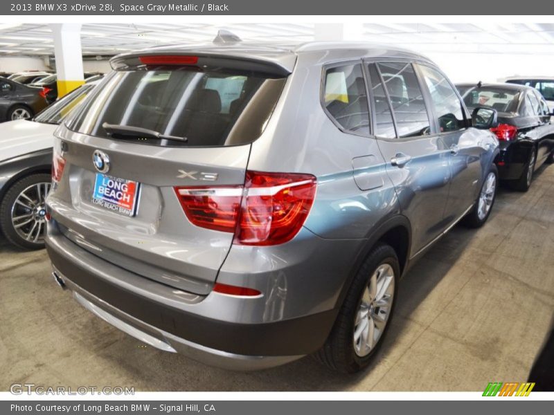 Space Gray Metallic / Black 2013 BMW X3 xDrive 28i