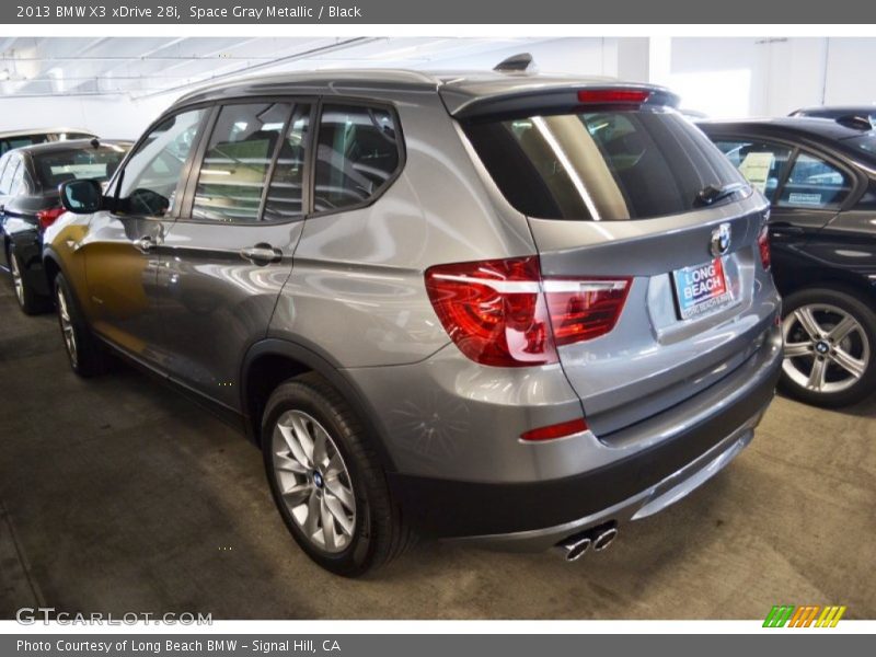 Space Gray Metallic / Black 2013 BMW X3 xDrive 28i