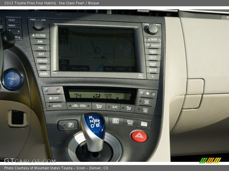 Sea Glass Pearl / Bisque 2013 Toyota Prius Four Hybrid