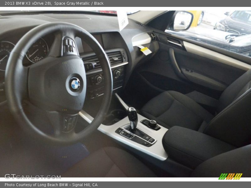 Space Gray Metallic / Black 2013 BMW X3 xDrive 28i