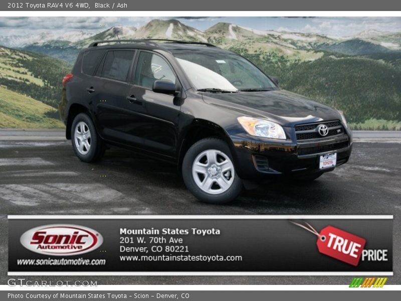 Black / Ash 2012 Toyota RAV4 V6 4WD