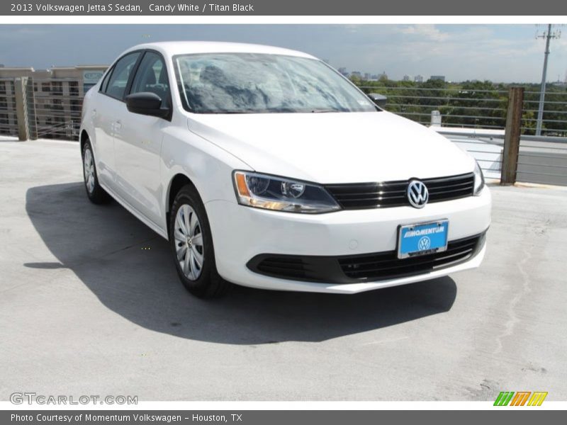 Candy White / Titan Black 2013 Volkswagen Jetta S Sedan
