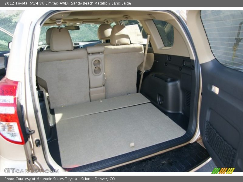 Sandy Beach Metallic / Sand Beige 2012 Toyota RAV4 V6 Limited 4WD