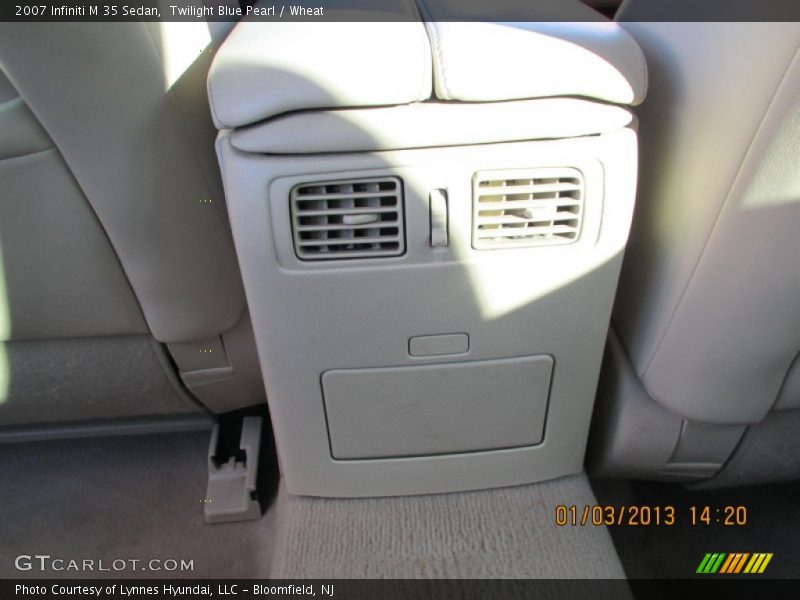 Twilight Blue Pearl / Wheat 2007 Infiniti M 35 Sedan