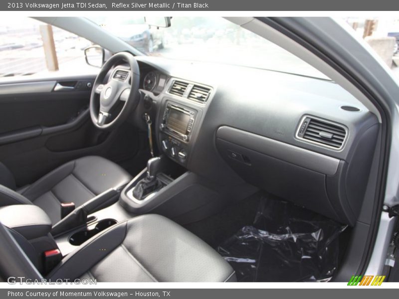 Reflex Silver Metallic / Titan Black 2013 Volkswagen Jetta TDI Sedan
