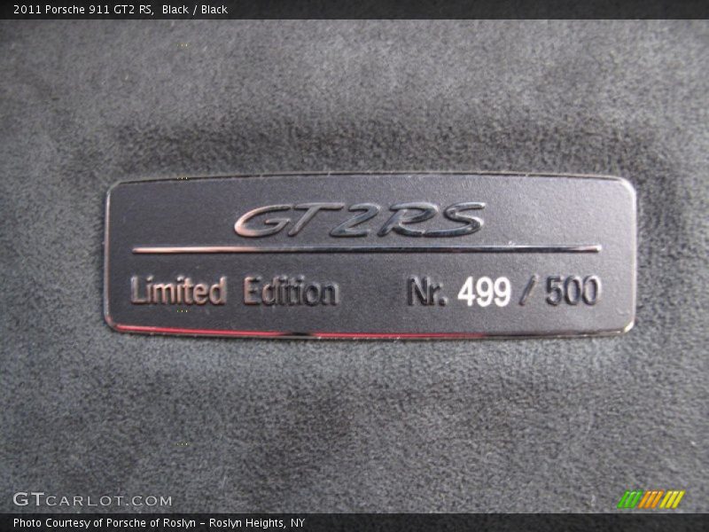 GT2 RS Limited Edition Nr. 499/500 - 2011 Porsche 911 GT2 RS