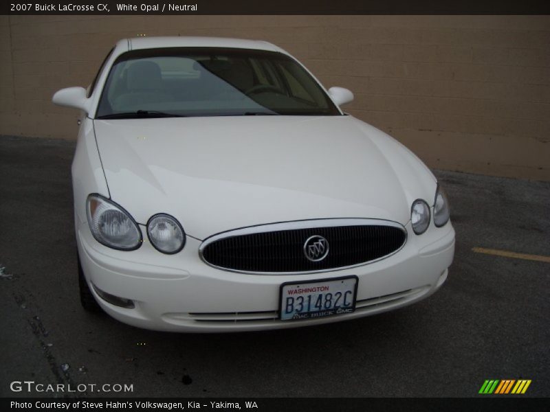 White Opal / Neutral 2007 Buick LaCrosse CX