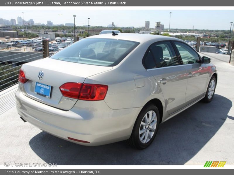 Moonrock Silver Metallic / Titan Black 2013 Volkswagen Jetta SE Sedan