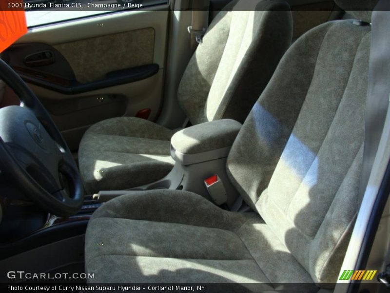 Champagne / Beige 2001 Hyundai Elantra GLS