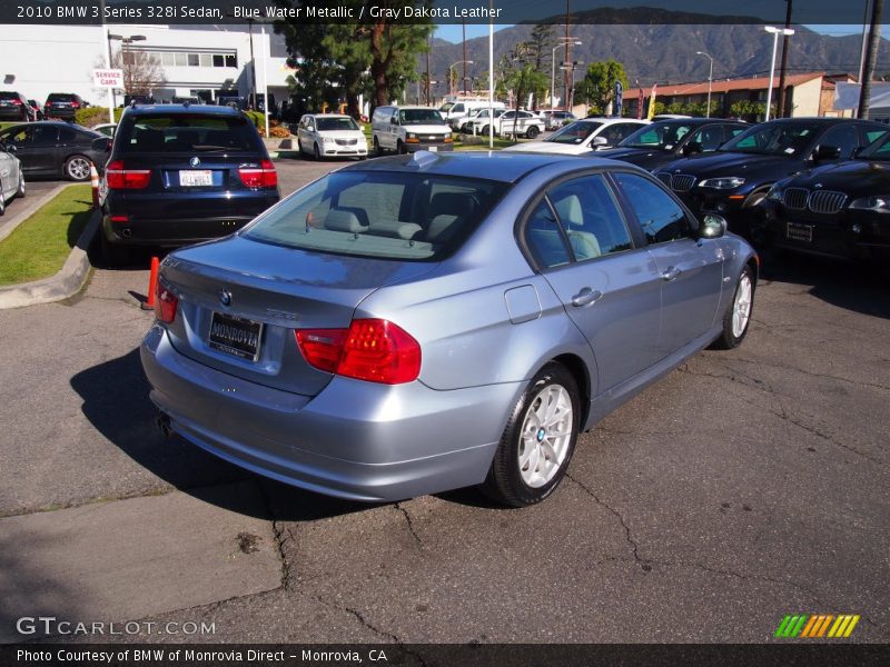 Blue Water Metallic / Gray Dakota Leather 2010 BMW 3 Series 328i Sedan