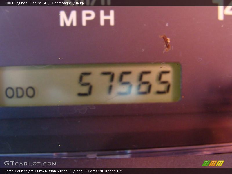 Champagne / Beige 2001 Hyundai Elantra GLS