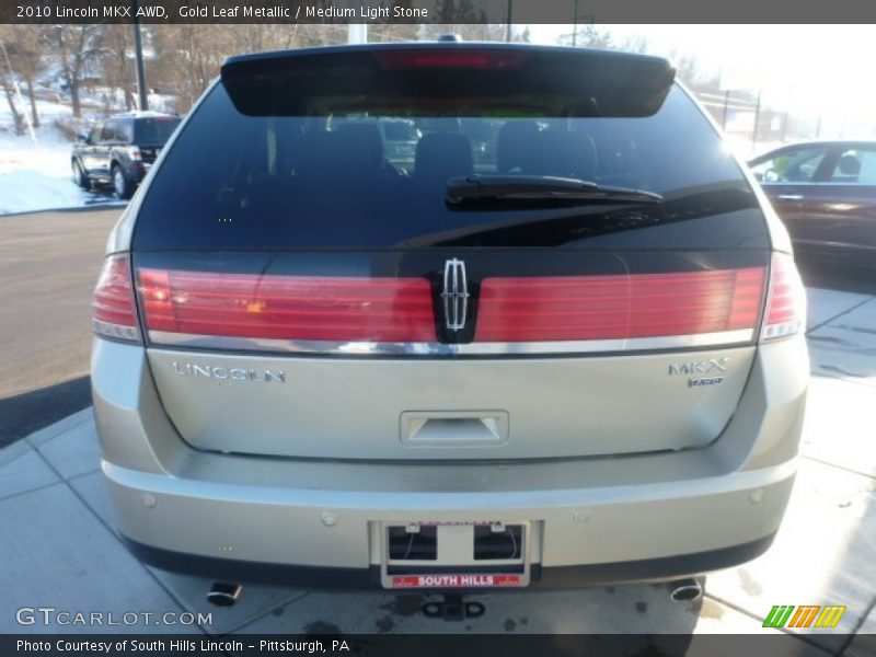 Gold Leaf Metallic / Medium Light Stone 2010 Lincoln MKX AWD