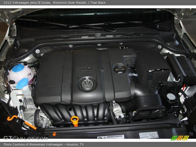 Moonrock Silver Metallic / Titan Black 2013 Volkswagen Jetta SE Sedan