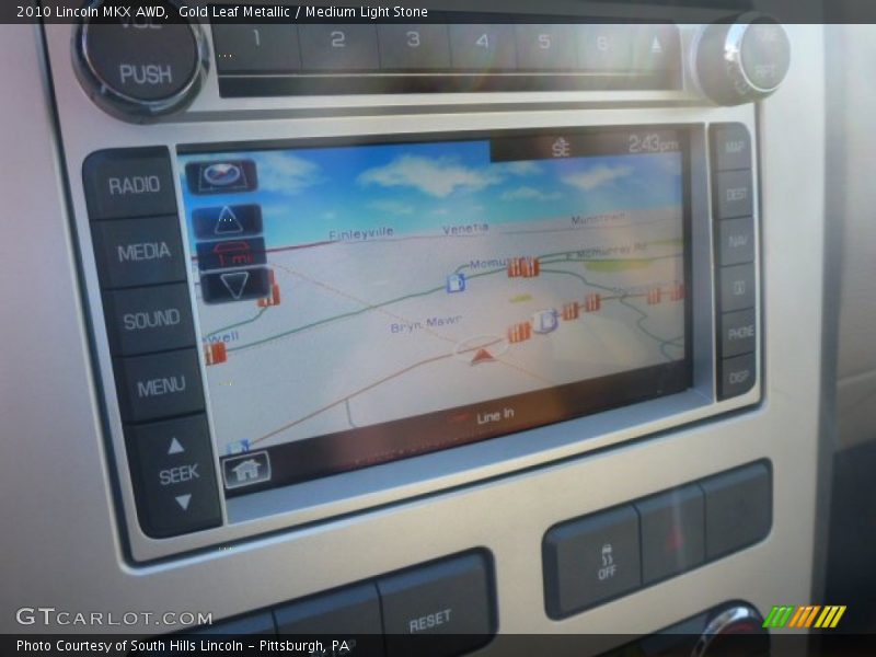 Gold Leaf Metallic / Medium Light Stone 2010 Lincoln MKX AWD