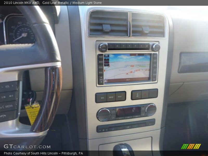 Gold Leaf Metallic / Medium Light Stone 2010 Lincoln MKX AWD