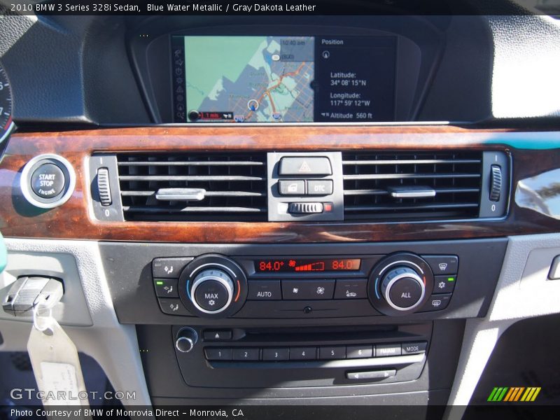 Blue Water Metallic / Gray Dakota Leather 2010 BMW 3 Series 328i Sedan