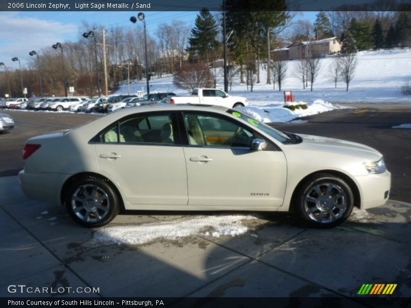 Light Sage Metallic / Sand 2006 Lincoln Zephyr