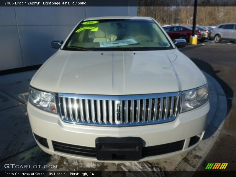 Light Sage Metallic / Sand 2006 Lincoln Zephyr