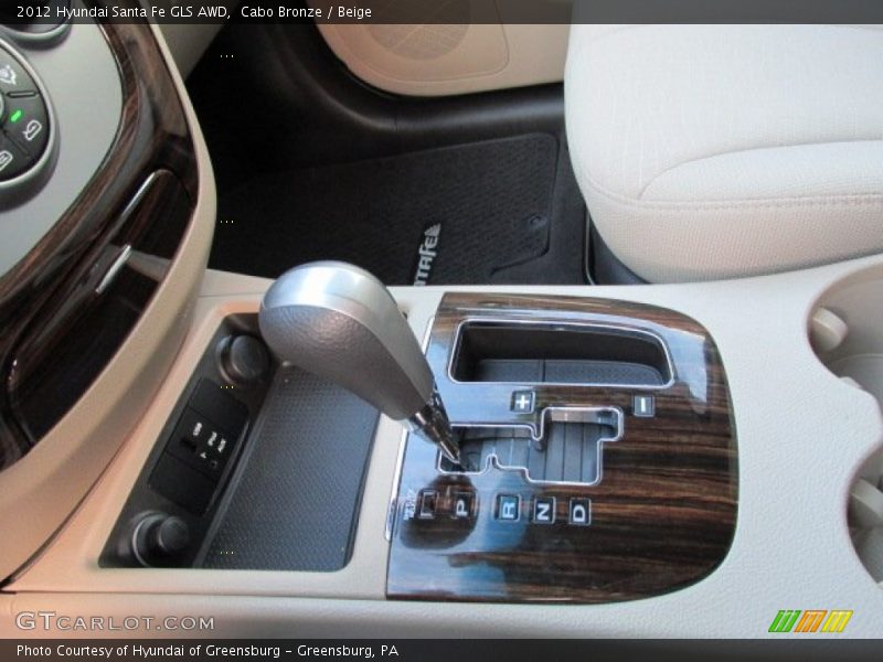 Cabo Bronze / Beige 2012 Hyundai Santa Fe GLS AWD