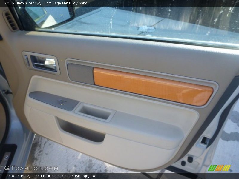 Light Sage Metallic / Sand 2006 Lincoln Zephyr