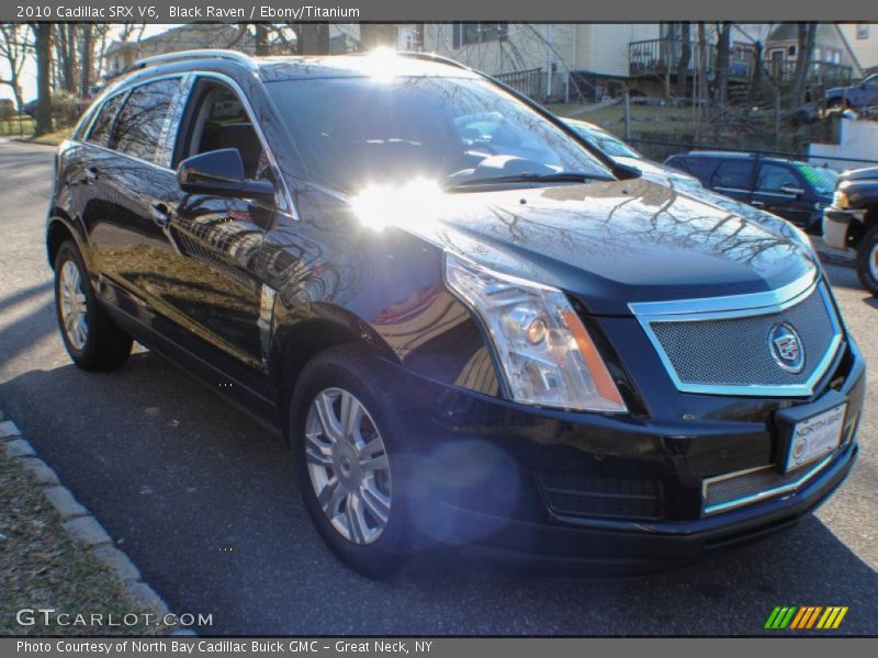 Black Raven / Ebony/Titanium 2010 Cadillac SRX V6